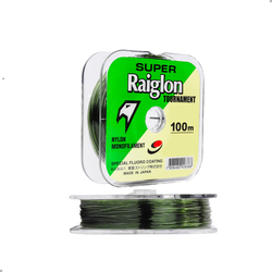 Linha Monofilamento Verde Super Raiglon 0,28mm 17,7 Lbs 100m