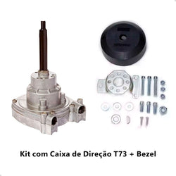 Kit Caixa Direção Barco T73 Uflex + Bezel 90 U-flex- Safe-t