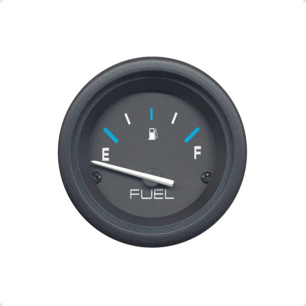 Relógio Náutico Combustível Preto + Boia Tanque Combustível